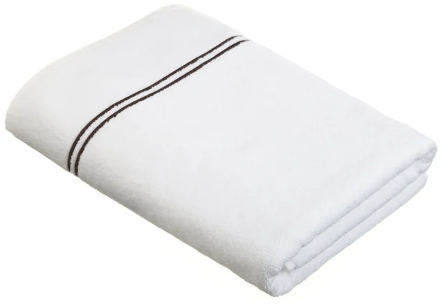 Pinzon Hotel Stitch 浴巾 濃咖啡色縫線