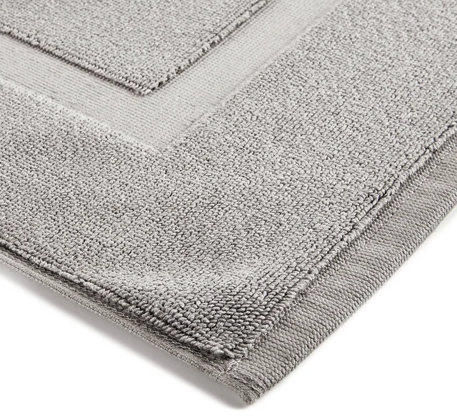 AmazonBasics 邊框浴室地墊 灰色 實物圖 2